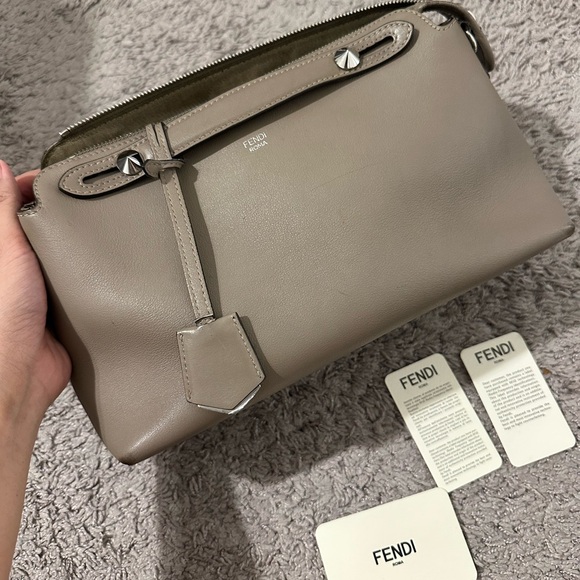 Fendi By The Way bag in taupe. Include dustbag and certificate. - Picture 1 of 8